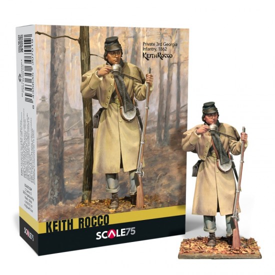 75mm Scale Keith Rocco - Private 3rd Georgia Infantry 1862