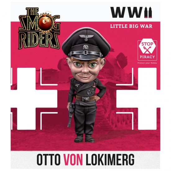 The Smog Riders WWII Little Big War Series - Otto Von Lokimerg (height: 35mm)