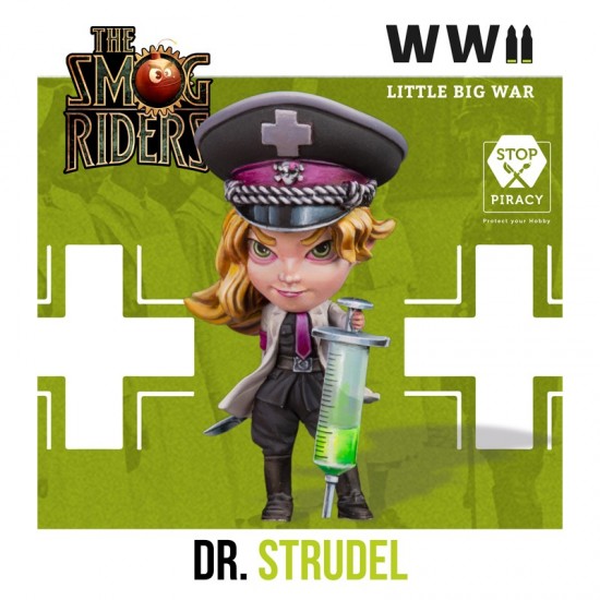 The Smog Riders - WWII Little Big War German Dr. Strudel (height: 35mm)