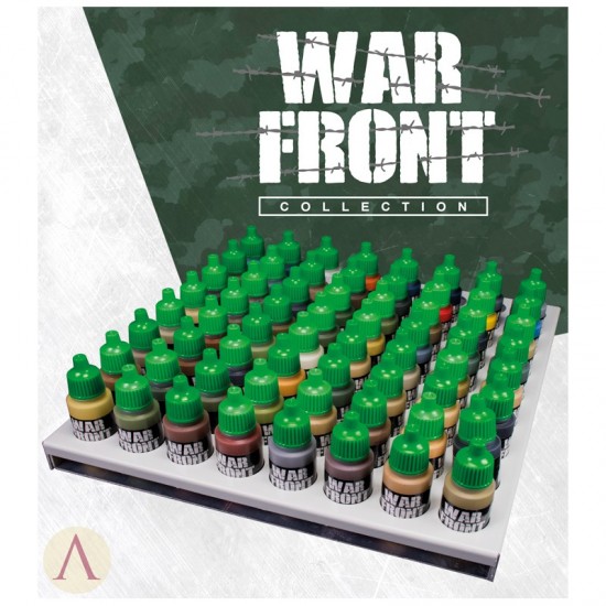 Acrylic Paint Set for AFV & Military Uniforms - WarFront Collection (64x 17ml)
