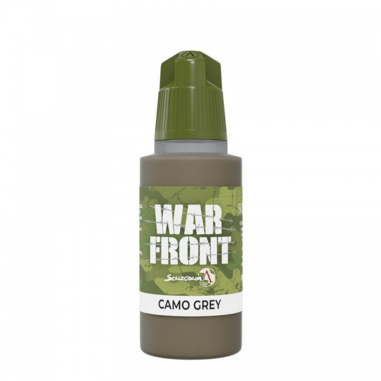 Acrylic Paint - Warfront #Camo Grey (17ml, Matt Finish)