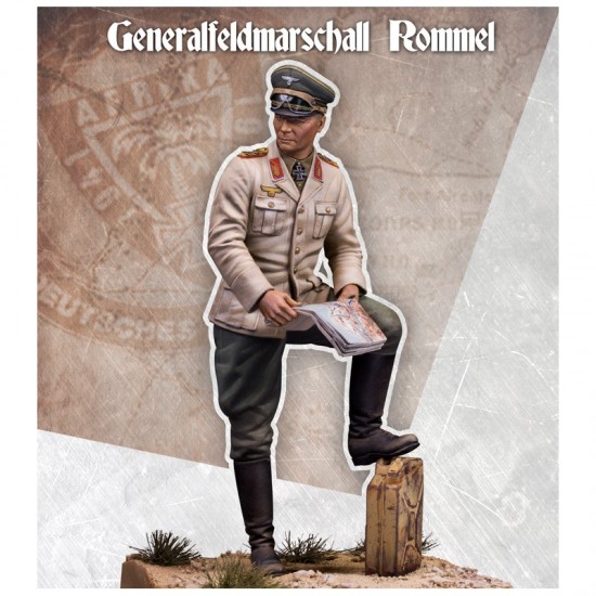 1/35 Generalfeldmarschall Rommel (50mm, resin)