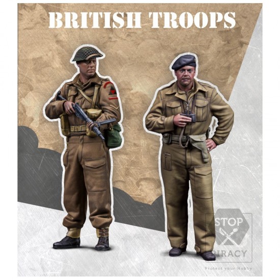 1/48 British Troops 1944-45 (2 figures)