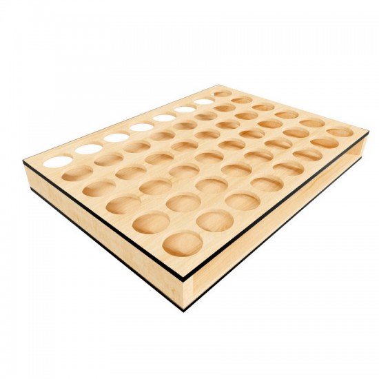 Wooden Tray for 48 Bottles (each for 17ml)