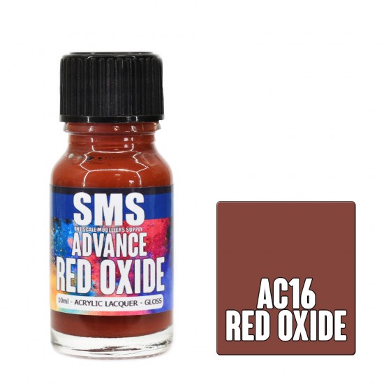 Acrylic Lacquer Paint - Advance RED OXIDE (10ml)