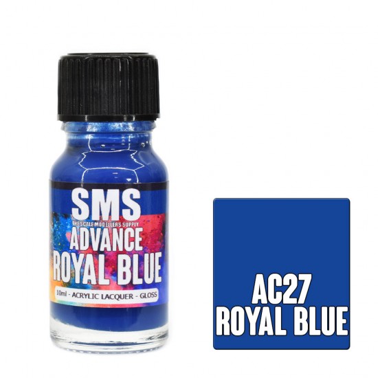 Acrylic Lacquer Paint - Advance ROYAL BLUE (10ml)