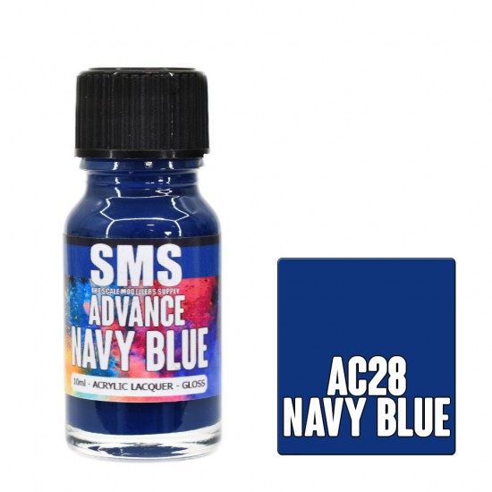 Acrylic Lacquer Paint - Advance NAVY BLUE (10ml)