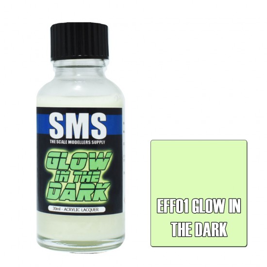 Acrylic Lacquer Paint - Effects #Glow In The Dark (30ml)