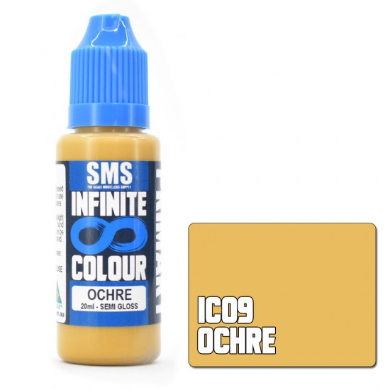 Water-based Urethane Paint - Infinite Colour #OCHRE (20ml)