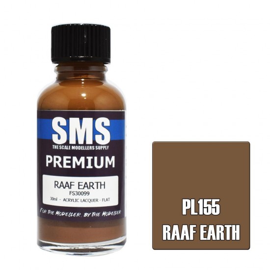 Acrylic Lacquer Paint - Premium RAAF Earth FS30099 (30ml)