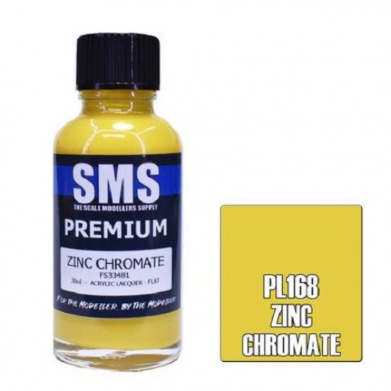 Acrylic Lacquer Paint - Premium Zinc Chromate (30ml)