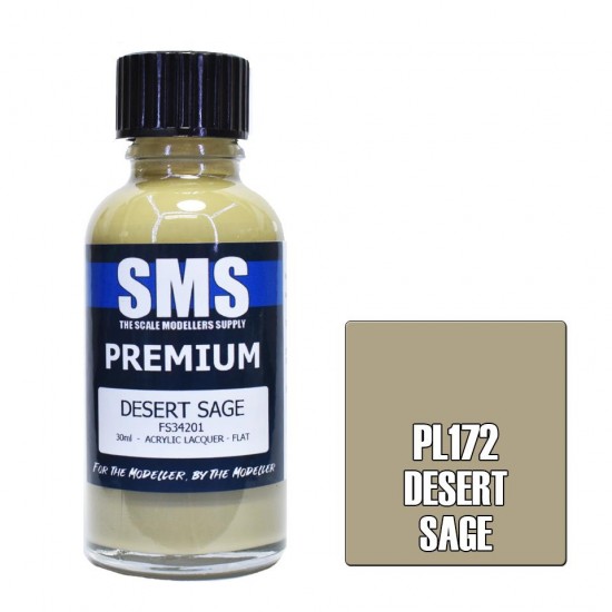 Acrylic Lacquer Paint - Premium Desert Sage FS34201 (30ml)
