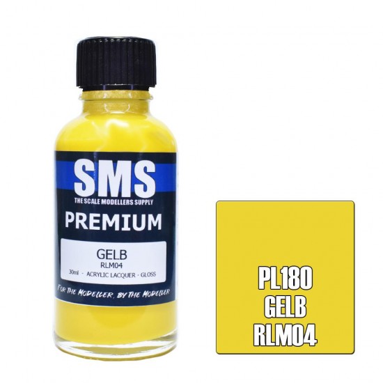Acrylic Lacquer Paint - Premium GELB RLM04 (30ml)