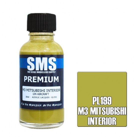 Acrylic Lacquer Paint - Premium M3 Mitsubishi Interior (30ml)