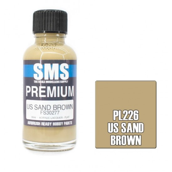 Acrylic Lacquer Paint - Premium US Sand Brown FS30277 (30ml)