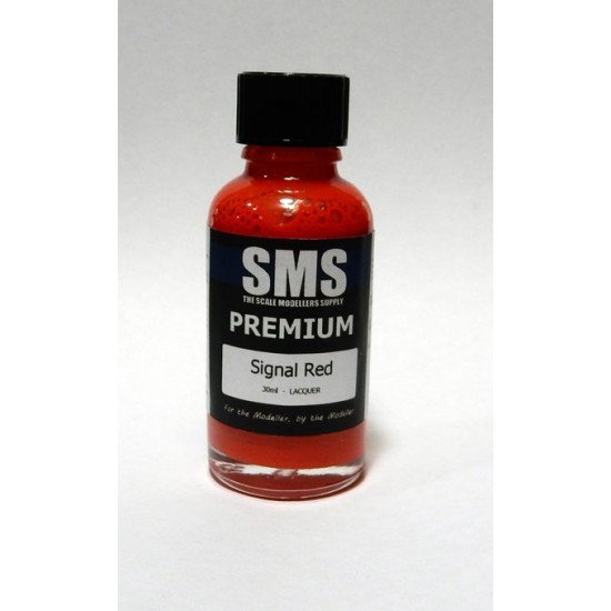 Acrylic Lacquer Paint - Premium #Signal Red (30ml)