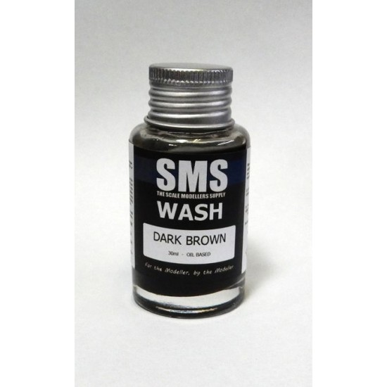 Oil Based Paint - Wash #Dark Brown (30ml)