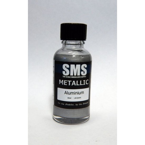 Acrylic Lacquer Paint - Metallic #Aluminium (30ml)