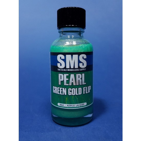 Acrylic Lacquer Paint - Pearl Green Gold Flip 30ml