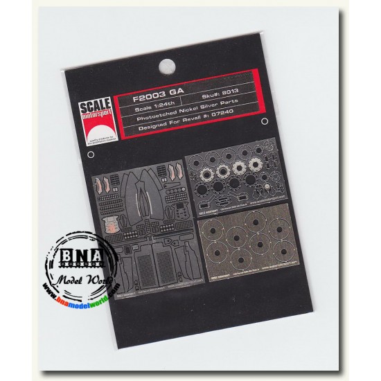 Photoetch Set for 1/24 Ferrari F2003 GA for Revell #07240