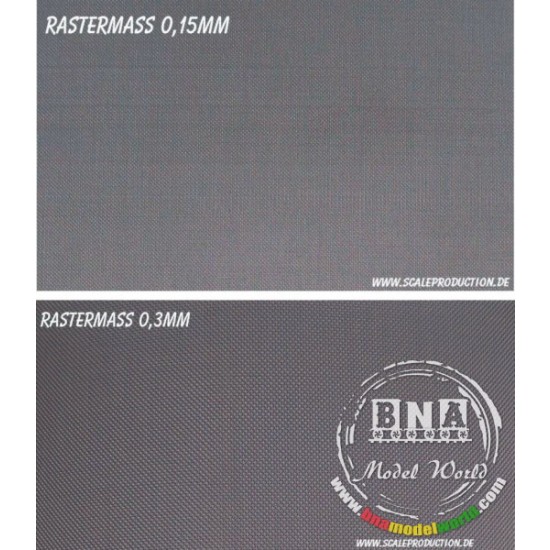 1/24 Stainless Steel Radiator Mesh 0.30mm (105x145mm) Scale Production ...