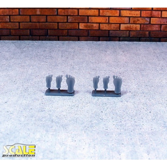 1/24 Gas Pedal Foot Style (2pcs)