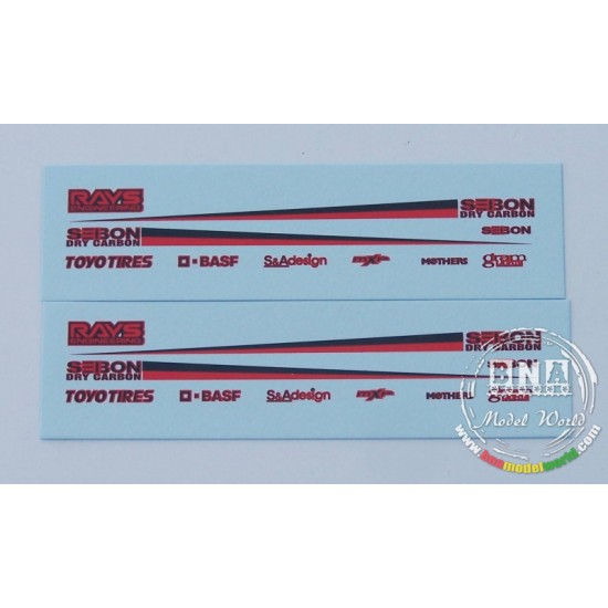 1/24 Seibon R35 GTR Decals