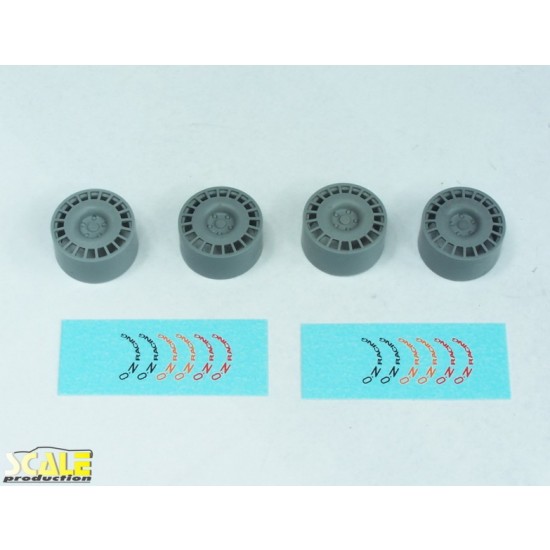 1/24 17" OZ Racing Wheels w/Decals