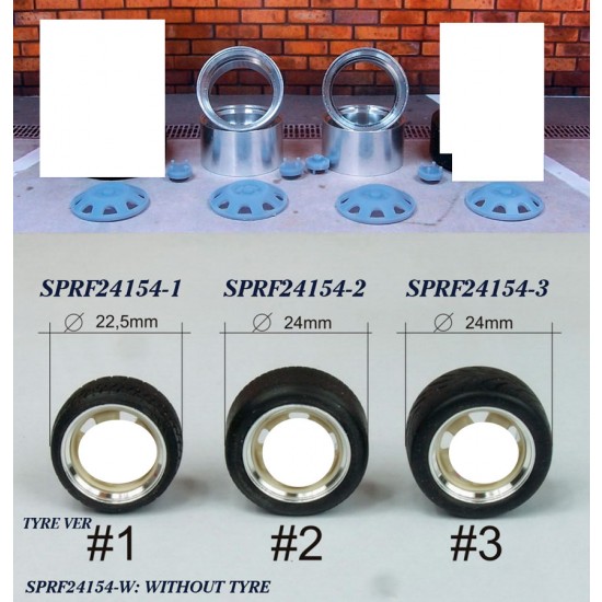 1/24 1/25 16" ATS Cup Wheels without Tyre