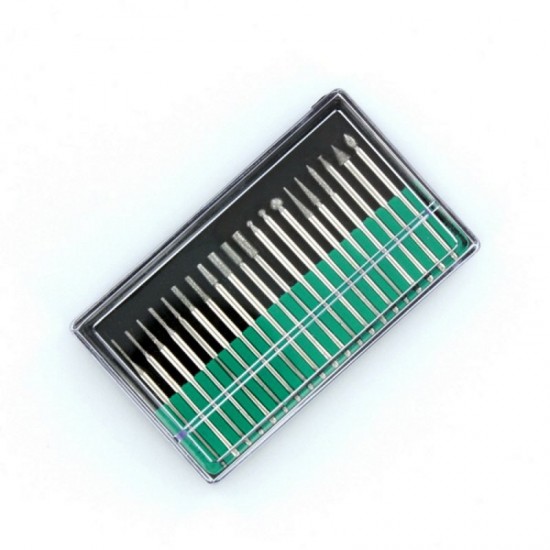 20 pieces Diamond Engraving Bit Set (2.35mm shafts)