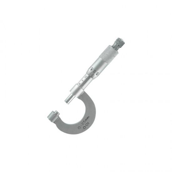 0.01mm Micrometer (measuring range 0 - 25mm)