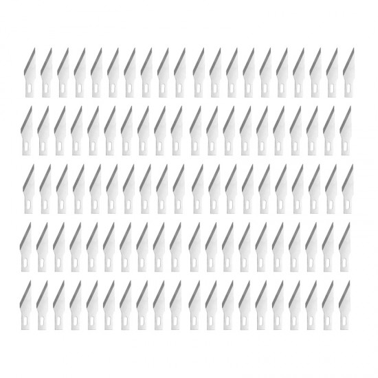 Set of 100x Fine Point Blades (#11) For #1 Handles
