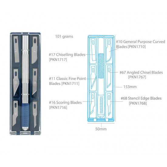 Soft Grip Craft Knife #1 Set (125mm)