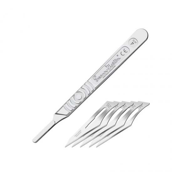 Scalpel Handle No.4 and #26 Blades x5