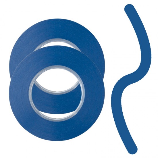Masking Tape (6mm width, 18m length) x2