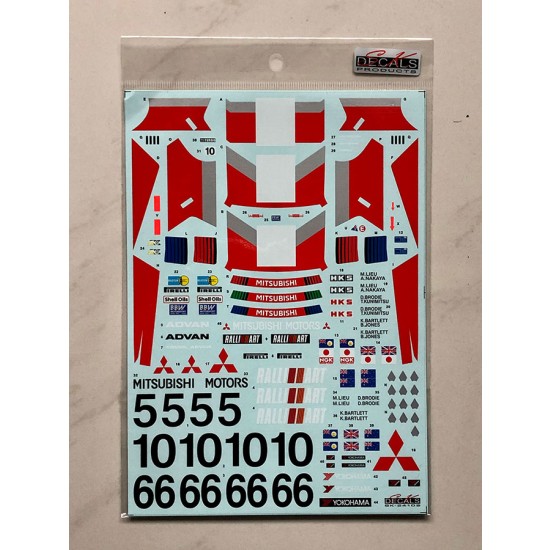 1/24 Mitsubishi Starion Gr.A JTC/Macau Guia 85 Team Ralliart Decal