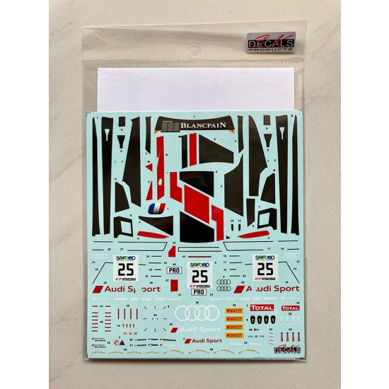 1/24 Audi R8 LMS GT3 SPA 24H 17 Audi Sport Team Sainteloc Decal