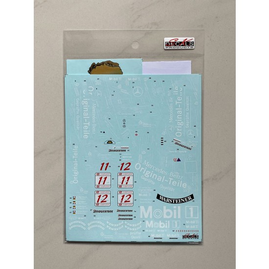 1/24 Mercedes Benz CLK GTR FIA GT 1998 Team Persson Motorsport Decal
