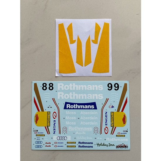 1/24 Audi A4 Quattro South African Touring Car Championship 1996 Decal