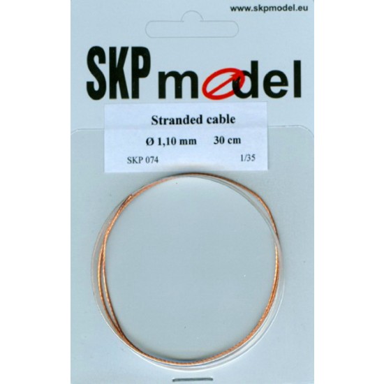 Stranded Cable (Diameter:1.1mm, 30cm) for 1/35 Scale