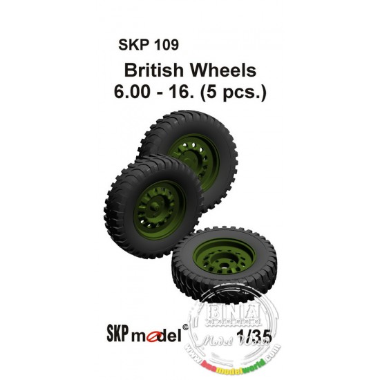 1/35 British Wheels 6.00 - 16