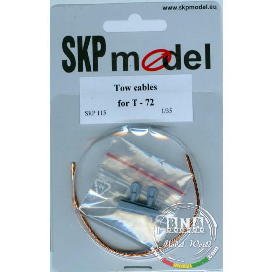Tow Cable for 1/35 Soviet T-72 Tank