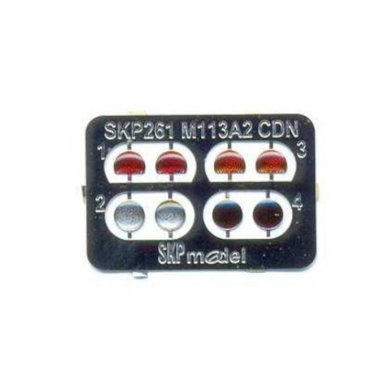1/35 Canadian M113A2 Lenses and Taillights for Legend Productions kit
