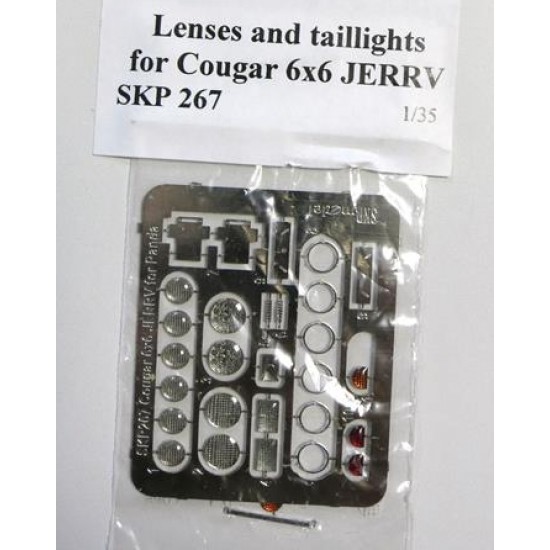 1/35 Cougar 6x6 JERRV Lenses and Taillights for Panda Hobby kit #35010