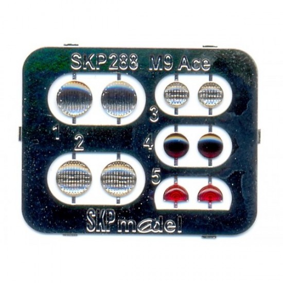 1/35 Lenses and Taillights for M9 ACE for Takom kit