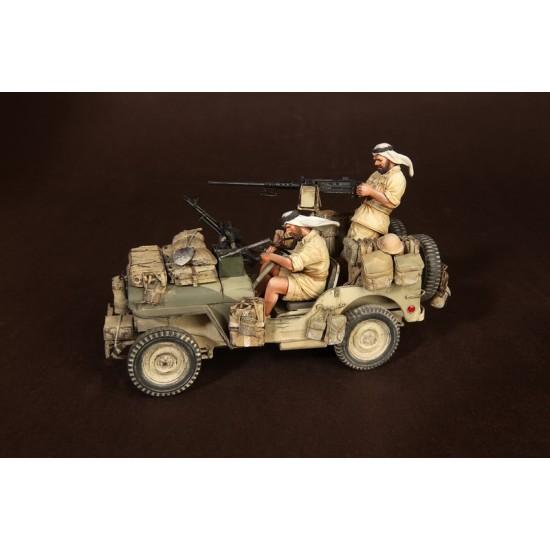 1/35 North Africa Crew of the Jeep SAS 1941-42 #1 (2 figures)