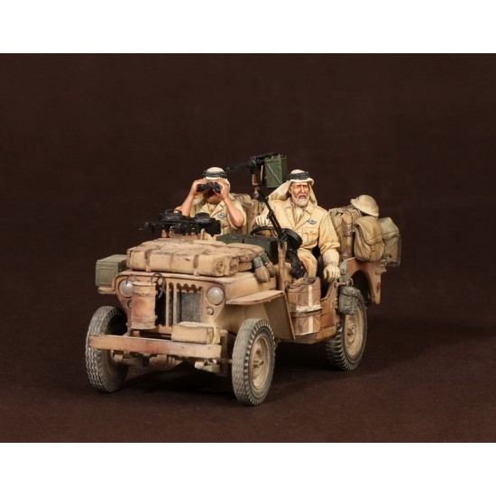 1/35 North Africa Crew of the Jeep SAS 1941-42 #4 (2 figures)