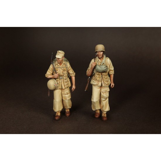 1/35 Fallschirmjagers - Brigade Ramcke El Alamein, August 1942 (2 figures)