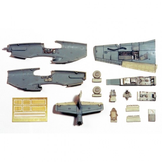 1/72 North American P-51B Mustang Detail-up Set Set