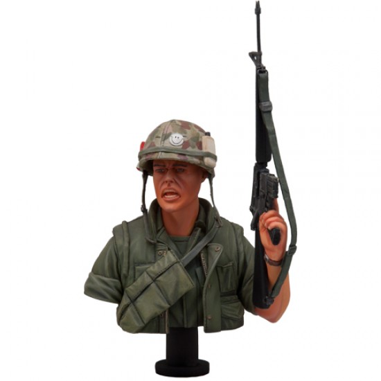 200mm WWII US Marine (Vietnam) Bust